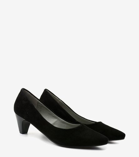 Fekete női magassarkú cipők Petrie